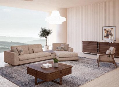 Designer Beige Sofas L-Form Polstermöbel Ecksofa Neu Luxus Sessel Wohnzimmer